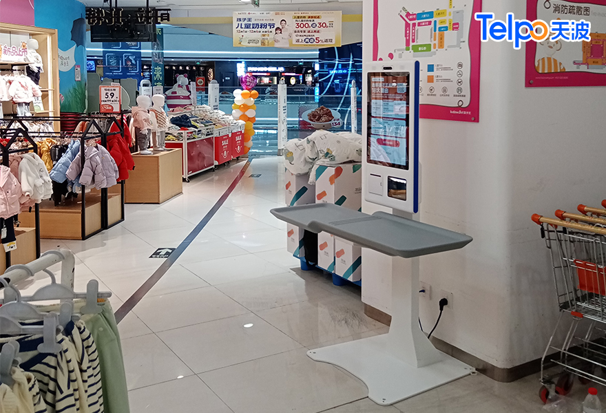 天波K8在孩子王门店落地使用