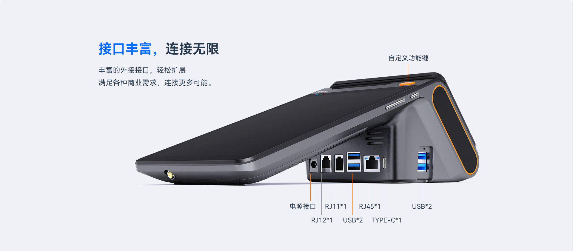 天波M8智能POS终端_接口丰富可拓展